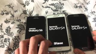 Boot Test Galaxy S6 vs S5 vs S4 [upl. by Randolph]