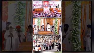 Punjab HM Amit Shah LS Speaker Om Birla attend Antim Ardas of Parkash Singh Badal [upl. by Tema]