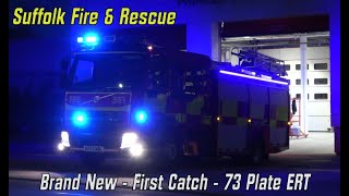 FIRST CATCH of Brand New 73 Plate Enhanced Rescue Tender  Suffolk Fire amp Rescue Service [upl. by Cyril]