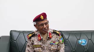 Le CEMGAle général ZAKARIA CHEIK IBRAHIM a recu hier le commandant de la base chinoise à Djibouti [upl. by Matty]