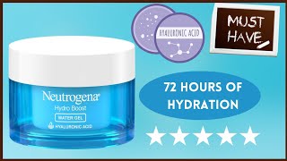 Neutrogena Hydro Boost Water Gel Review  72 Hrs Hydration [upl. by Gervase]