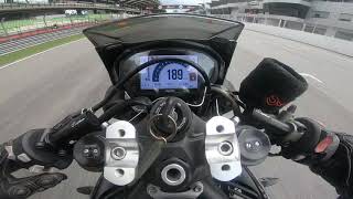 Sepang track day 29112019 triumph street triple 765rs try clip ons racing handlebar group c part 1 [upl. by Oibirot]