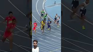 Usain Bolt 400X4 relay race 😱🔥😱 trending short shorts running youtubeshorts viralvideos viral [upl. by Ecadnarb]