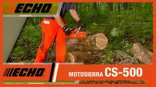 Motosierra ECHO CS 500 ES [upl. by Cordelie]