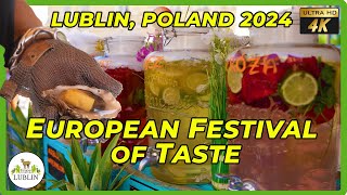 Lublin European Festival of Taste September 2024 Poland life 4K Europejski Festiwal Smaku [upl. by Conway]