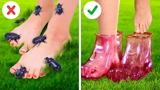 BEST HACKS TO KEEP YOUR FEET NICE  Comfortable Shoes DIY Ideas [upl. by Norrehs]