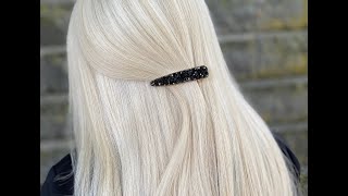 Dark Brown to Platinum Blonde  xiomarabeauty [upl. by Solegna]