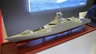 Turkish Naval Defense Technology at IDEF 2017 [upl. by Hillie]