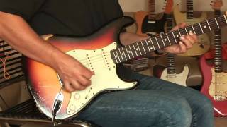 2010 Fender Custom Shop 1960 Stratocaster sunburst heavy relic Part2 [upl. by Keller]