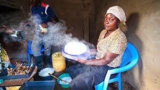 Village Food in East Africa  FREERANGE KFC Kenya FRIED CHICKEN Kenyan Food in Machakos [upl. by Nonohcle]