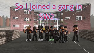 I joined a gang in Street Wars 2 Roblox 😈 [upl. by Saihtam]