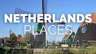 10 Best Places to Visit in the Netherlands  Travel Video [upl. by Ahsied924]