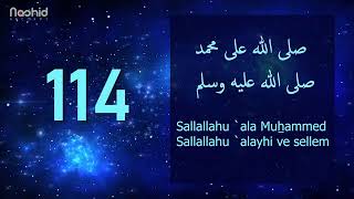 1000 Salavat  SALLALLAHU ALA MUHAMMED SALLALLAHU ALAYHI VE SELLEM [upl. by Ong]