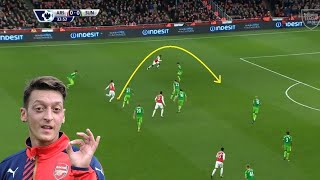 Ozil Shattering Defense with Unique Through Passes [upl. by Ahsikam]