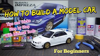 How To Build A Perfect Model Car For Beginners Step by Step Guides 124 Scale Plastic Model Kit [upl. by Noevad]