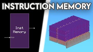 Instruction Memory  Lets Make a Redstone Computer 5 [upl. by Salvay]