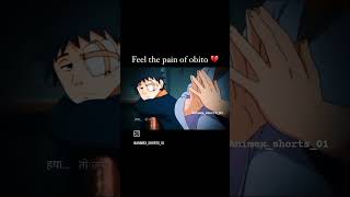 feel the pain of obito 💔anime [upl. by Anitnegra]