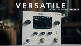 Ampero II Stomp Presets  Versatile Pack  mckpresets [upl. by Menell736]