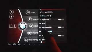 Nexus 7 on BMW E46  Bmdroid Android on BMW [upl. by Noisla]