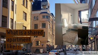 LIVING IN FINLAND VLOG  STUDENT SHARED APARTMENT IN HELSINKI [upl. by Anreval381]