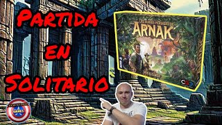 Tutorial y partida en SOLITARIO a LAS RUINAS PERDIDAS DE ARNAK [upl. by Barnett]