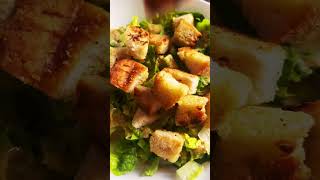 CESAR SALAD😋 healthy salad food viralvideo [upl. by Tekla]