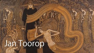 「象徴主義とアール・ヌーヴォーの画家」ヤン・トーロップ Jan Tooropの絵画集 [upl. by Wsan]