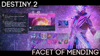 How To Get Facet of Mending  Prismatic Fragments  DESTINY 2 [upl. by Supen525]