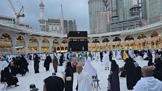 Makkah haram sharif  23 December 2023  kaaba live🔴☔  beautiful weather Makkah  Makkah official [upl. by Ahsart604]