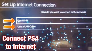 How to Connect PS4 to Internet Home Wifi Network [upl. by Livvi768]