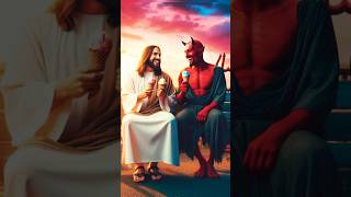 Jesus and Devil Friend 🥰😘💗 devil edit god jesus jesuschrist respect shorts [upl. by Edac]