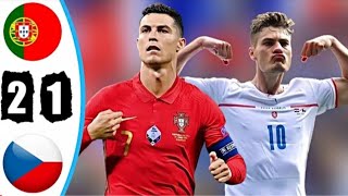 Portogallo  Repubblica Ceca 21 gol e highlights euro 2024 [upl. by Zerelda]