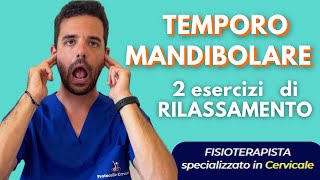 CERVICALE dolore alla Mandibola e BRUXISMO esercizi per la TEMPORO MANDIBOLARE [upl. by Ciel]