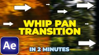 Seamless Whip Pan Transition Tutorial in After Effects [upl. by Kendall]