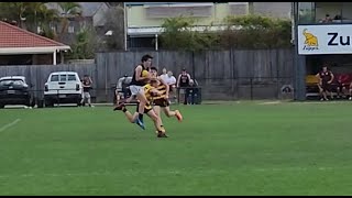 Rd 15 Coorparoo Roos at Aspley Hornets U13 Div 1 AFL 11824 Matty 19 [upl. by Agnot36]