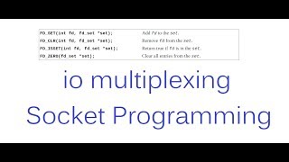 io multiplexing in socket programming  What is io multiplexing  Easy Learn about IO Multiplex [upl. by Acilgna]