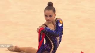 Arina Averina Ribbon AA  37th European Rhythmic Gymnastics Championship rg gymnast competition [upl. by Ikciv826]