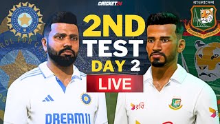 India vs Bangladesh 2024 2nd Test Match Day 2  Cricket 24 Live  Shree Gamerz [upl. by Itsud]