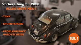 VW Käfer 1200  Tank  Lenkung  Hardyscheibe  Alles muss neu [upl. by Teferi658]