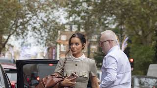 Maura Higgins Enjoys Lunch at Claridges in London [upl. by Sirc]