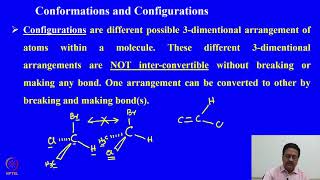 mod02lec10  Conformations and Configurations [upl. by Ramsay102]