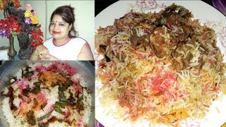 Weekend or special lunch video  Mutton Dum Biryani Recipe  Anjali vlog Baruah [upl. by Janetta]