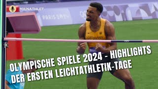 Olympische Spiele 2024  Highlights der ersten LeichtathletikTage [upl. by Skrap506]