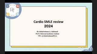 SMLE review course 2024  Cardiology  DrAbdulrahman Alahmadi [upl. by Ailimaj]