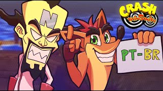 A VERSÃO DUBLADA DO CRASH TWINSANITY ATÉ ZERAR 😍  Crash Twinsanity PTBR [upl. by Anabella]