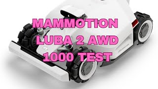 MAMMOTION LUBA 2 AWD 1000 Test [upl. by Isaak774]