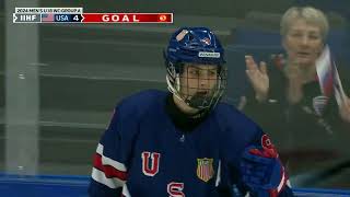 USA Shuts Out Slovakia 90 to open U18 Mens Worlds [upl. by Hnad]