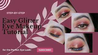 Easy Glitter Eye Makeup Tutorial Sparkle in Minutes [upl. by Dion340]