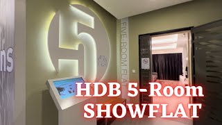 HDB BTO 5Room Flat 110sqm  Showflat  Singapore [upl. by Pike522]