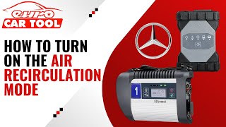 How to turn on air recirculation mode on Mercedes with DTS Monaco Software  EUROCARTOOLCOM [upl. by Akilak255]